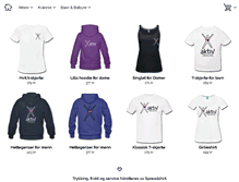 Tablet Screenshot of aktivforalltid.spreadshirt.no