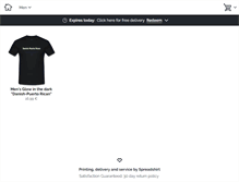 Tablet Screenshot of 232743.spreadshirt.dk
