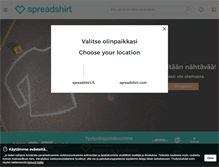 Tablet Screenshot of 523769.spreadshirt.fi