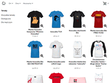 Tablet Screenshot of 44pl.spreadshirt.pl